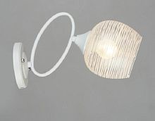 Бра однорожковая Мелодия Света Е27 Белая картинка 